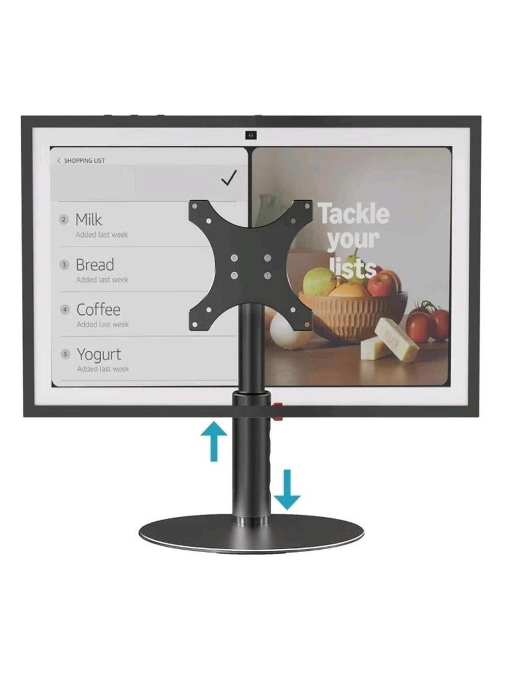 Adjustable Stand for Echo Show 21/15, Tiltable Table Holder, Sturdy Aluminum ...